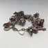 1980 British Vintage Sterling Silver Charm Bracelet 75g